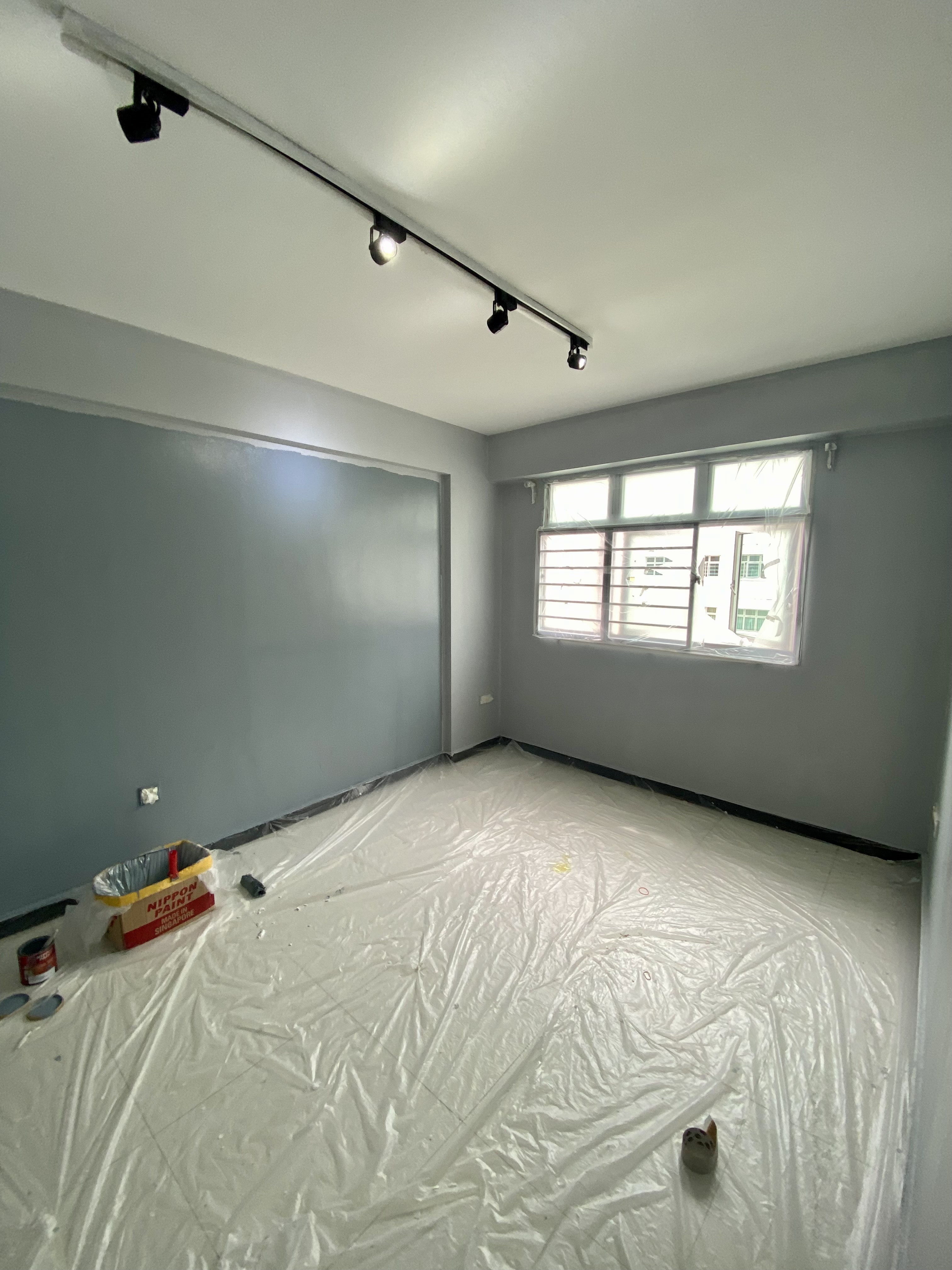 Sunshine Garden HDB painting work in progress photo 1