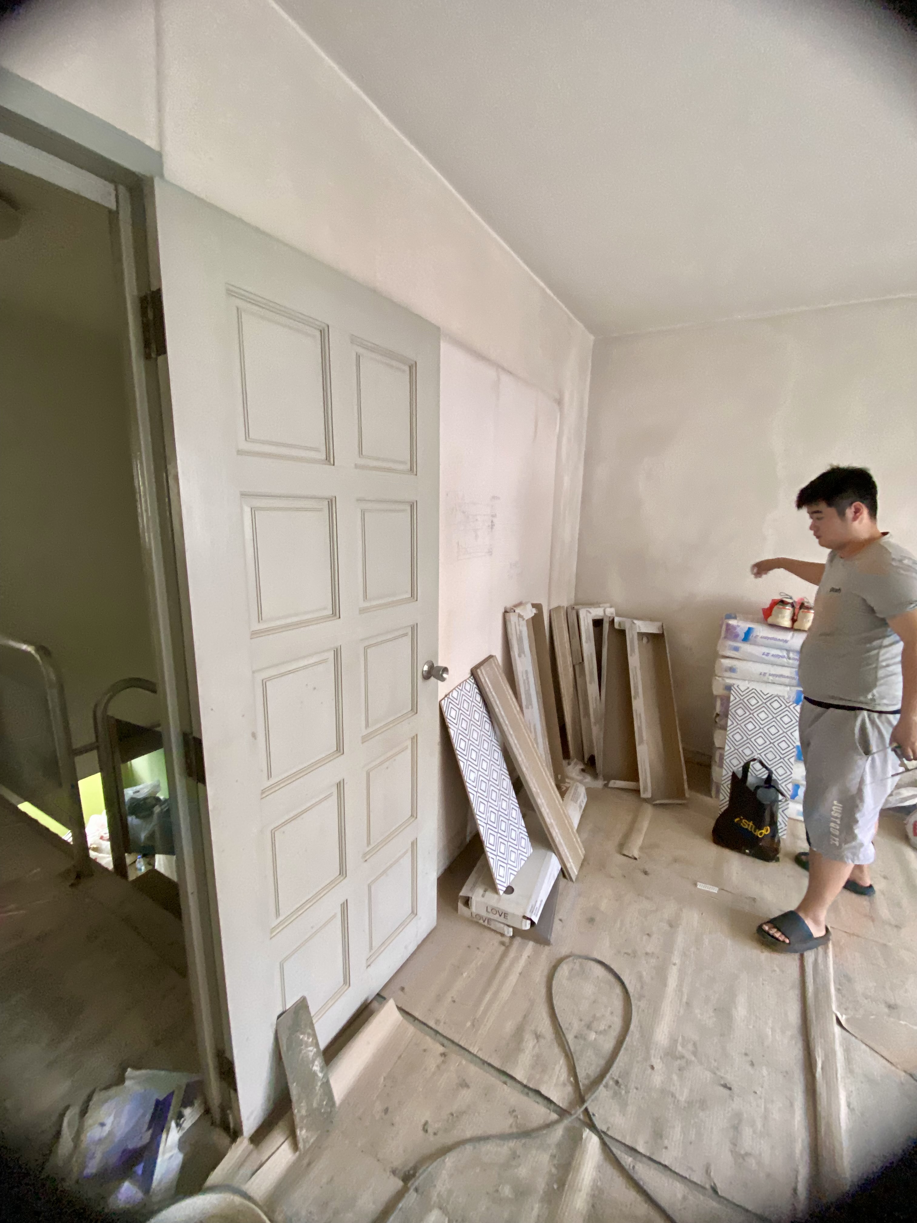 418 Upper Serangoon Central HDB during work photo 1